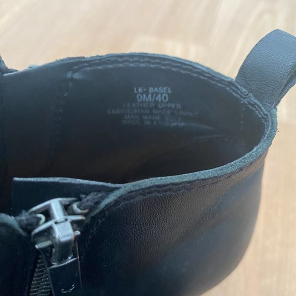 Lucky Brand Women's Basel Leather Booties Black Size 9 - Picture 7 of 8